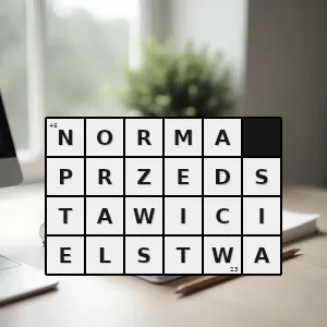 Hasło krzyżówkowe iloraz wszystkich mieszkańców i ustawowo określonej liczby posłów mający na celu określenie liczby mandatów w danym okręgu wyborczym - norma przedstawicielstwa – rozwiązanie, synonimy, podpowiedzi i definicje krzyżówkowe